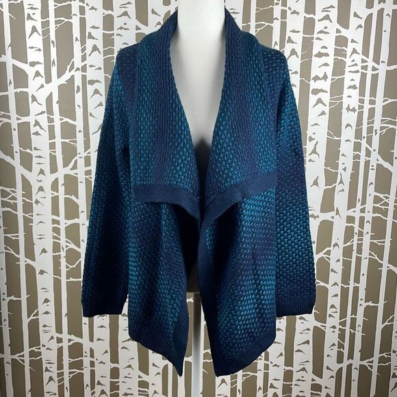 NWT Coldwater Creek Ombre Tweed Cardigan Sweater S - Picture 1 of 8